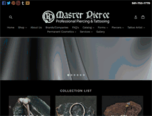 Tablet Screenshot of masterpierce.com